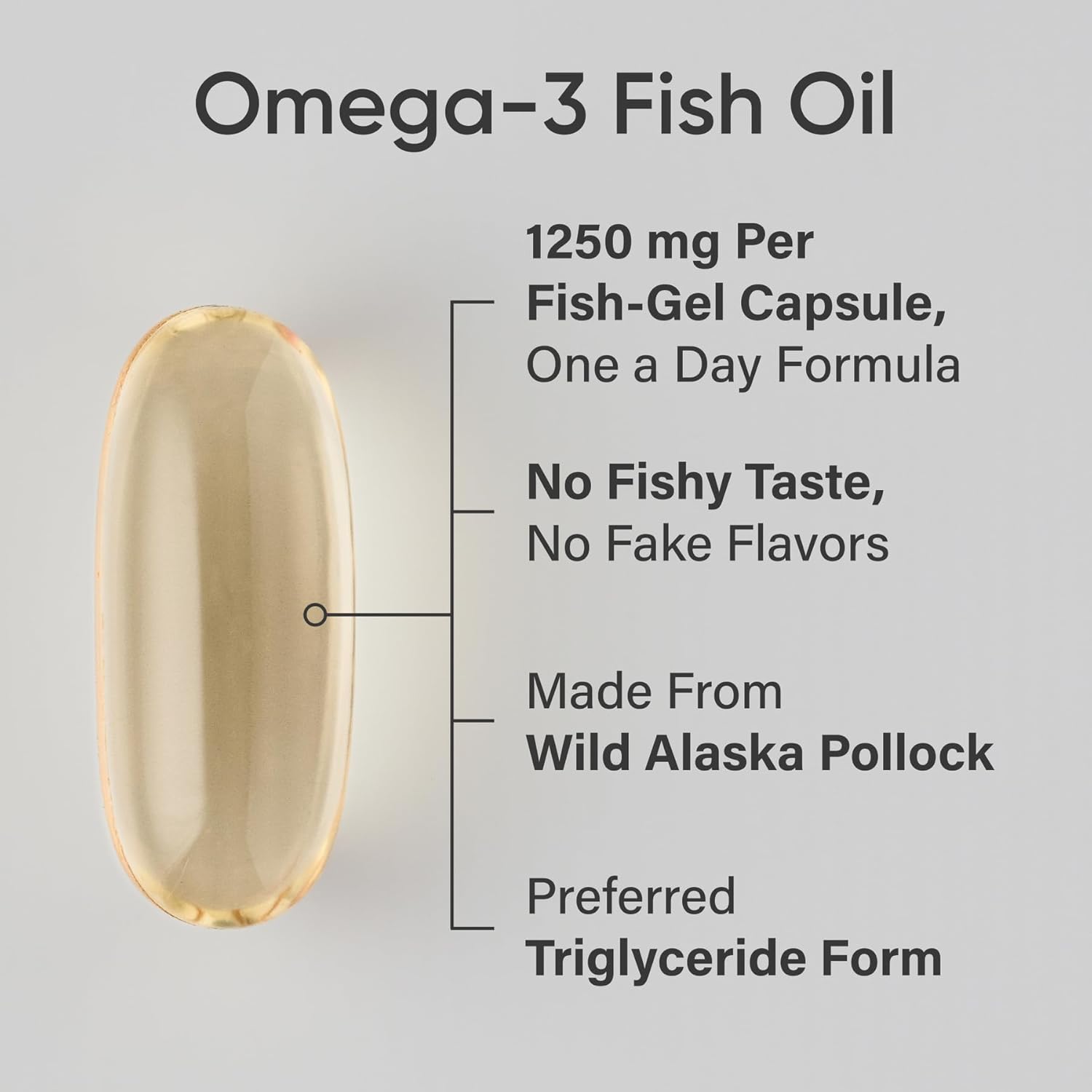 Omega-3 Fish Oil from Wild Alaska Pollock