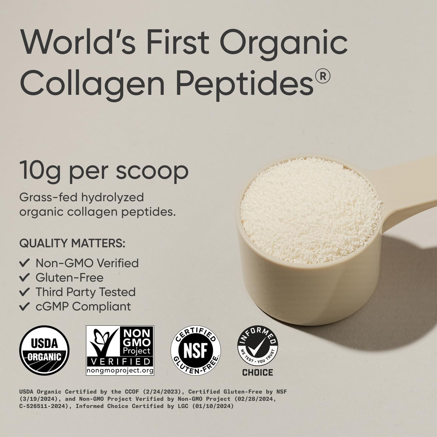 Organic Collagen Peptides